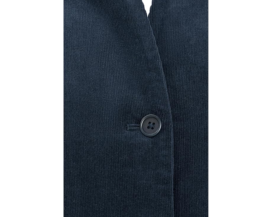 Куртка Eileen Fisher Organic Cotton Stretch из хлопкового вельвета с высоким воротником