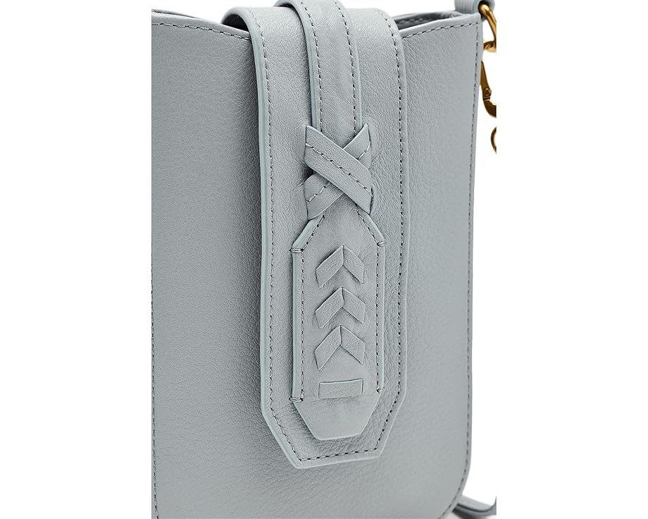 Кроссбоди HOBO Expedition Phone с клапаном из плетеной кожи