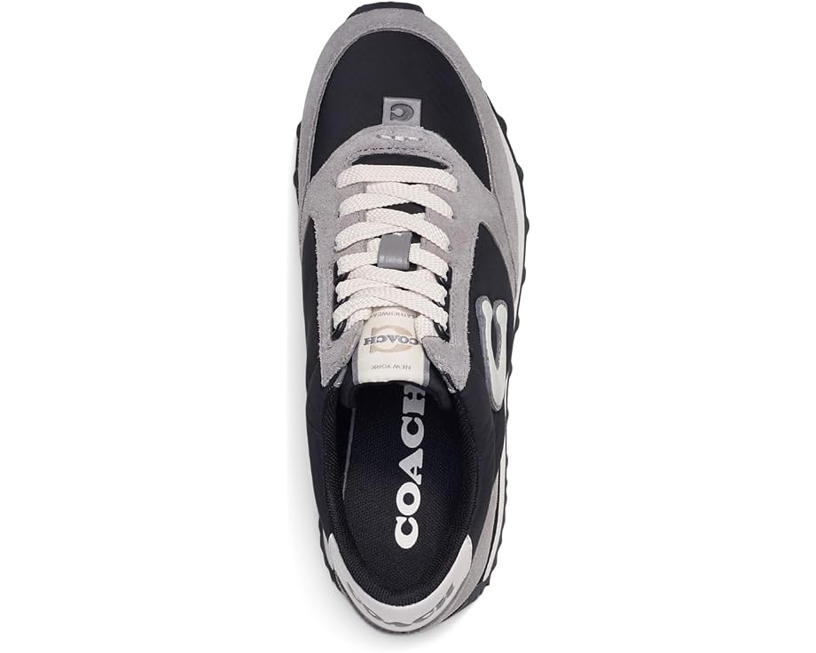 Кроссовки COACH Runner из замши и кожи