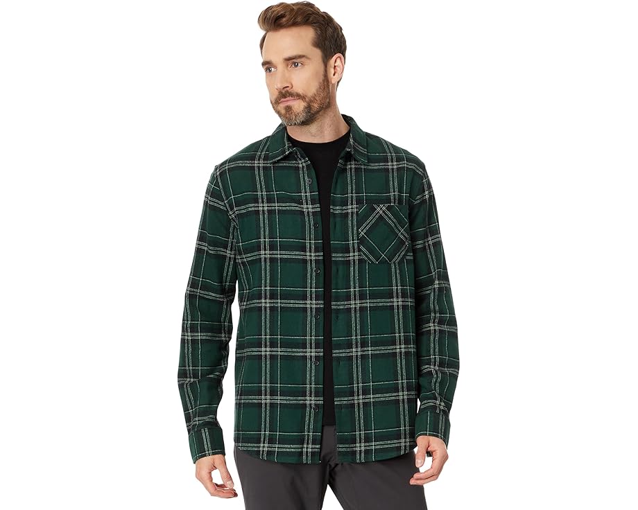 Фланелевая рубашка Oakley Podium Plaid с длинным рукавом и накладными карманами