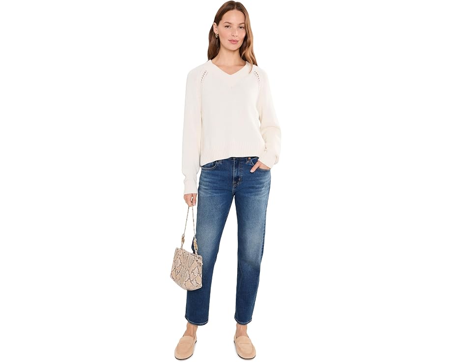 Джинсы AG Jeans Ex-boyfriend Slouchy Slim на молнии