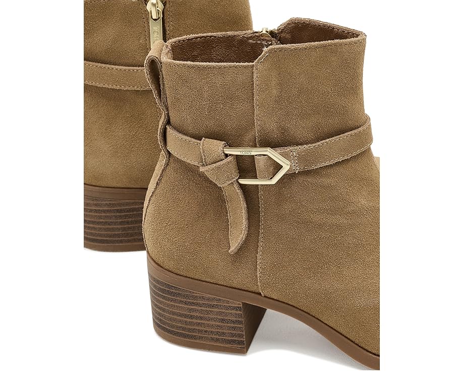 Ботинки TOMS Delilah Buckle на устойчивом каблуке