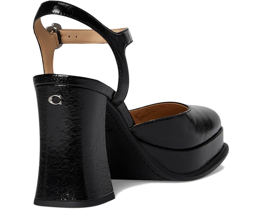 Туфли COACH Pump With Tea Rose с квадратным носком