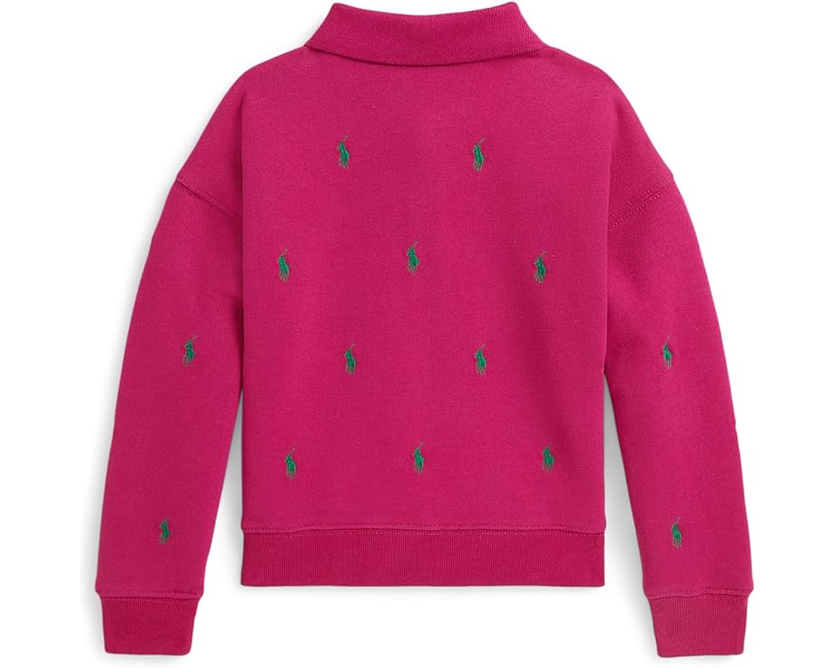 Polo Ralph Lauren Kids Свитшот-поло из флиса с принтом Polo Pony для малышей
