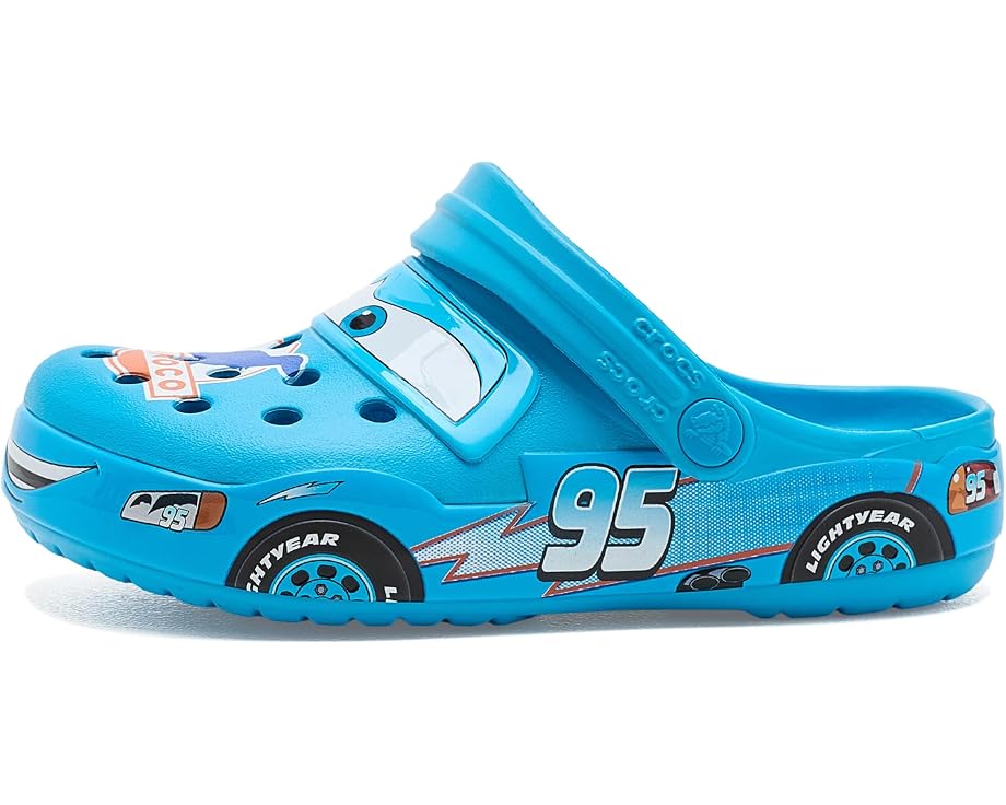 Crocs Crocband Cars Молния Маккуин светящиеся клоги для малышей