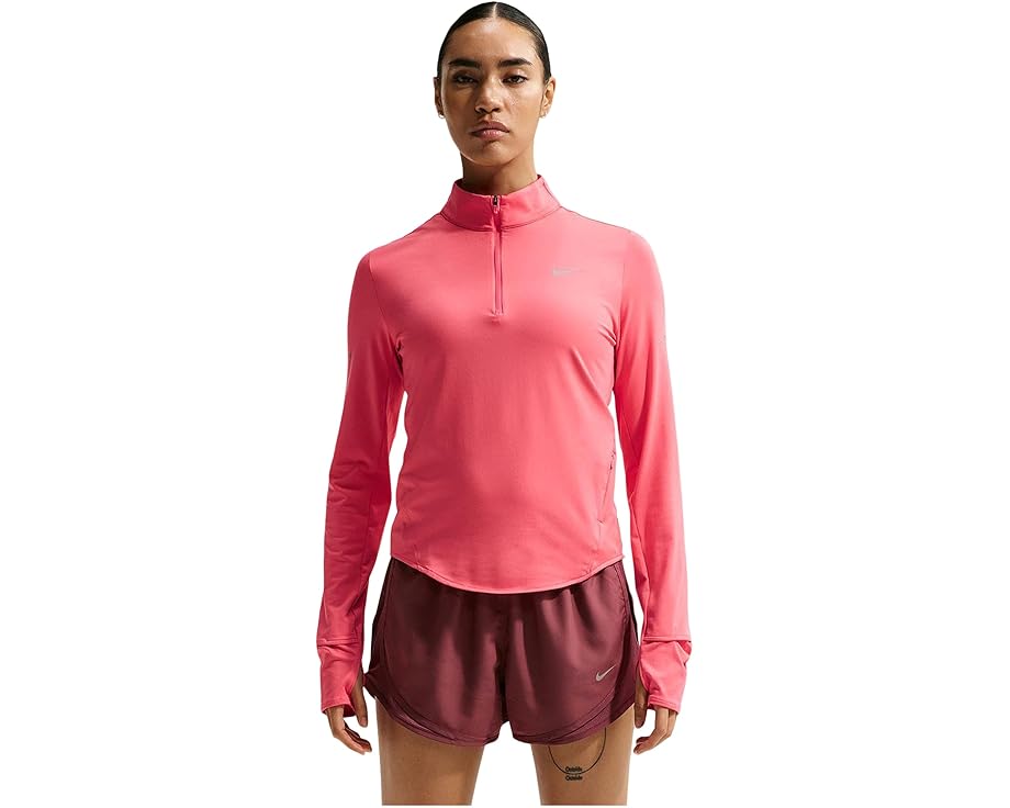 Nike Swift Dri-FIT Ultraviolet беговой топ с молнией на 1/4