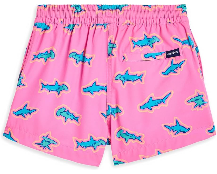 Шорты Chubbies Kids The Pink Apex Swimmers с акулами для детей