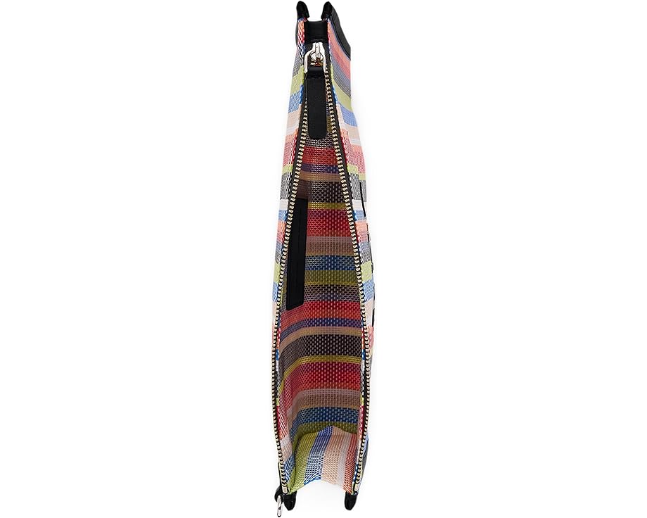 Большая сумка-пудреница The Stripe Mesh с полосатым принтом от Marc Jacobs