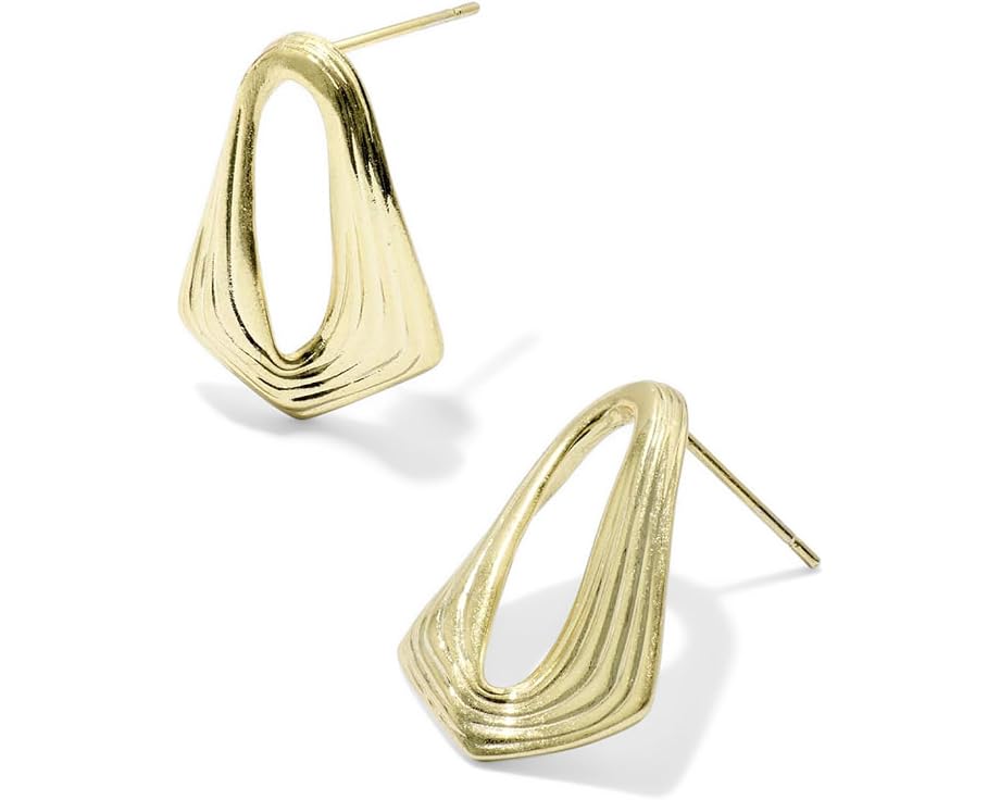 Серьги-гвоздики Kira Stud от Kendra Scott золотистые