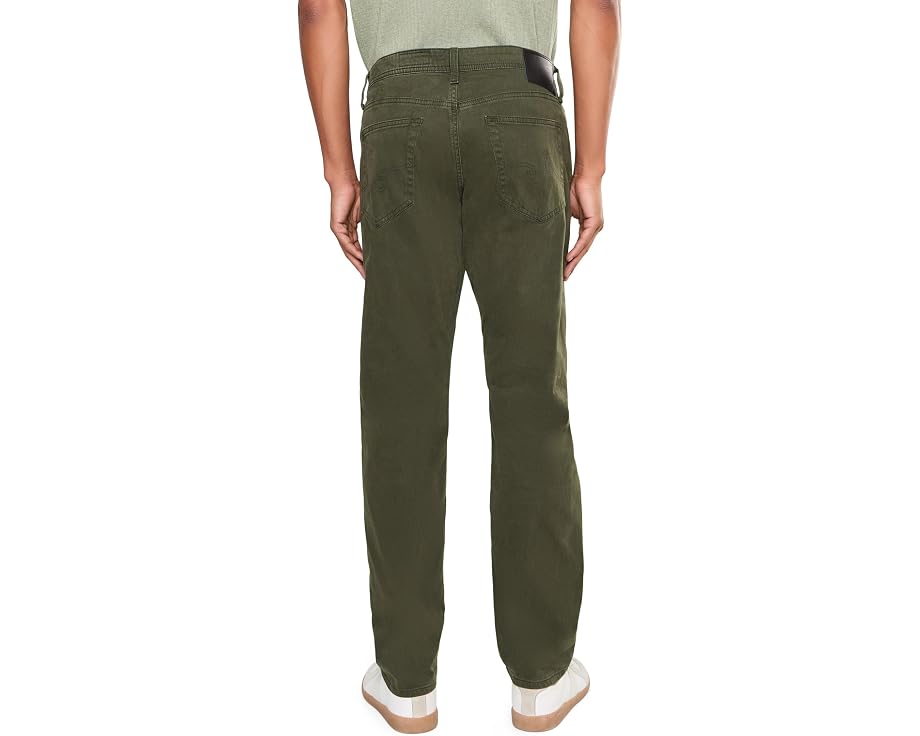 Брюки зауженные Graduate Tailored Leg от AG Jeans серо-оливковые