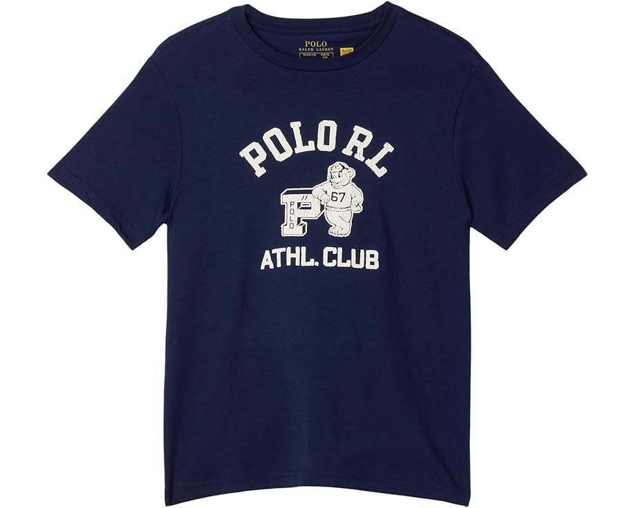 Детская футболка Polo Ralph Lauren Kids с принтом логотипа и года основания