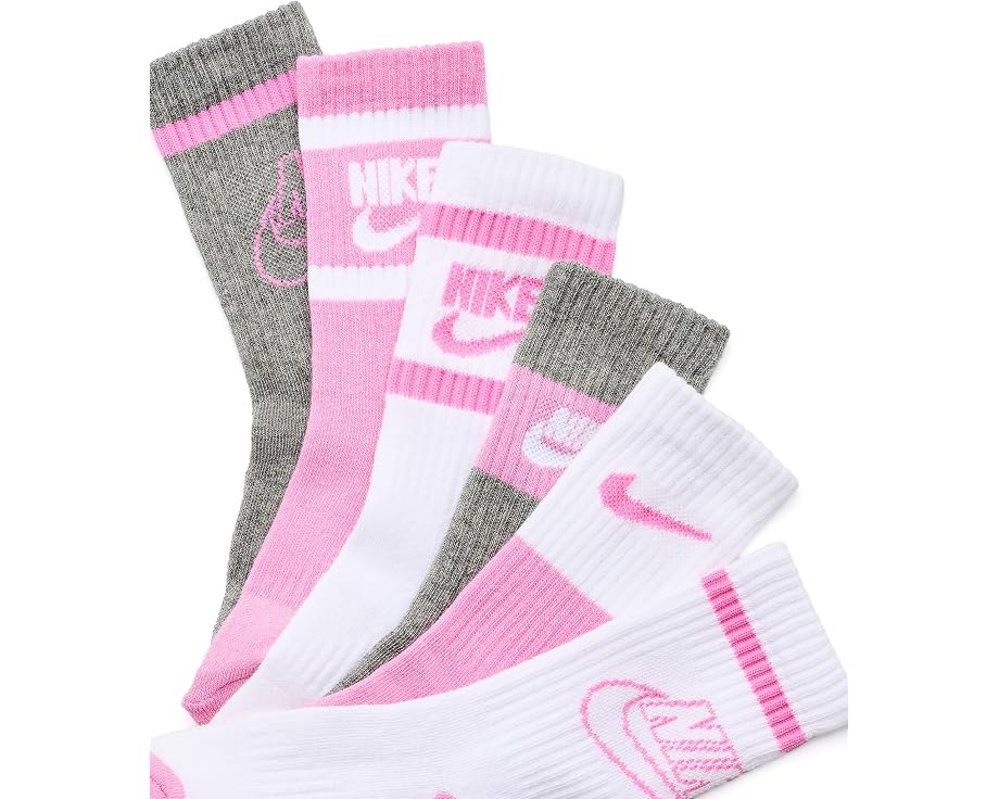 Детские гольфы Nike Retro 6-pack в розовом цвете