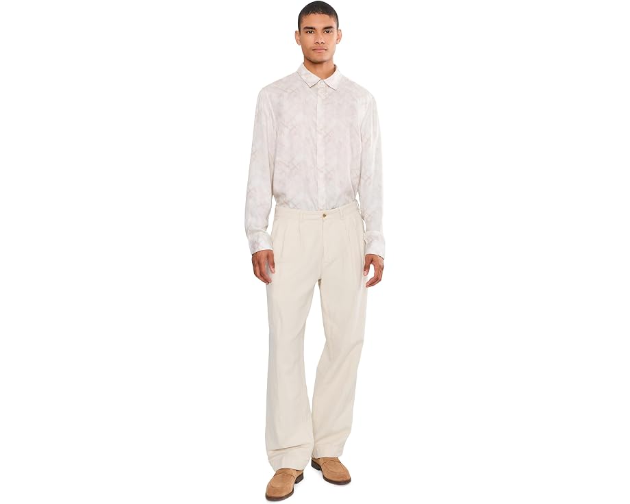 John Varvatos рубашка Rodney W673W26 из модала с геометрическим узором