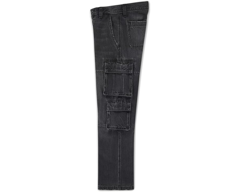 Джинсовые брюки карго Abercrombie & Fitch Baggy Denim с регулируемым поясом