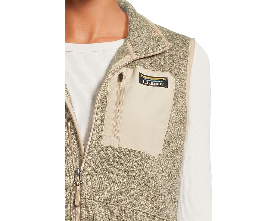 Длинный жилет L.L.Bean Bean's Sweater Fleece с карманами на молнии