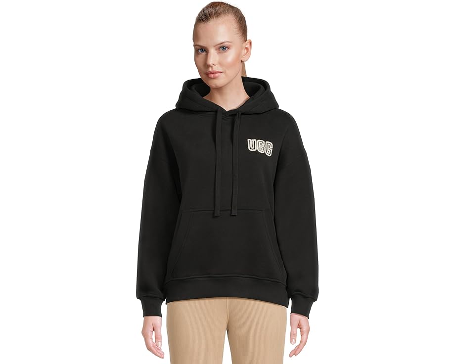 Толстовка UGG Logo Hoodie с капюшоном и аппликацией