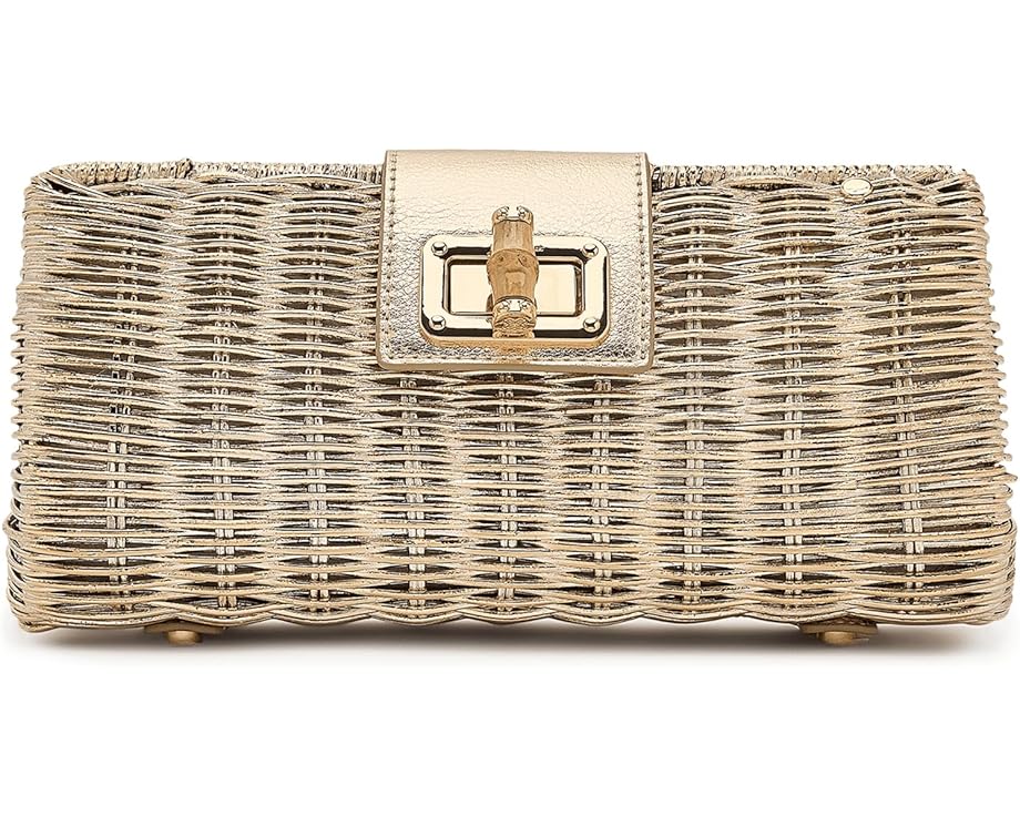 Клатч-кроссбоди Lilly Pulitzer Leena Wicker золотистый