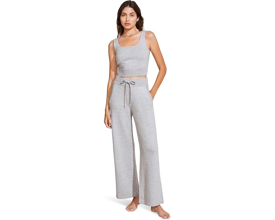 Брюки Eberjey Recycled Sweater Pant из переработанного хлопка с высокой талией