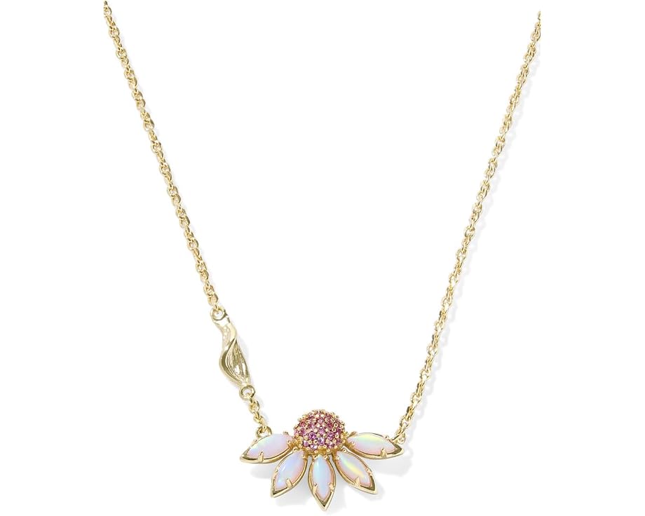 Подвеска Kendra Scott Anya Flower Short с цветочным узором