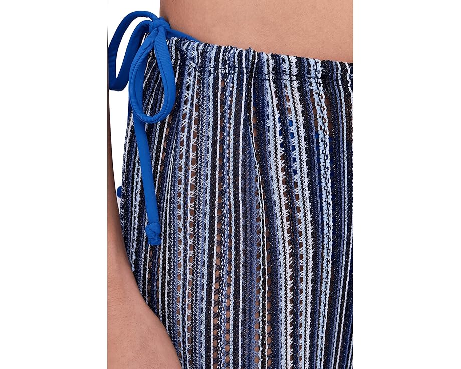 Штаны BECCA Seaside Crochet Knit с разрезом по бокам и регулируемым поясом