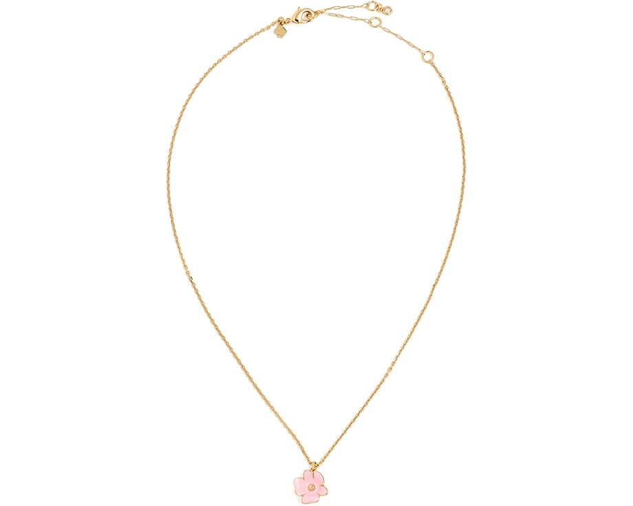 Подвеска Kate Spade New York Golden Bloom Flower из металла и перламутра