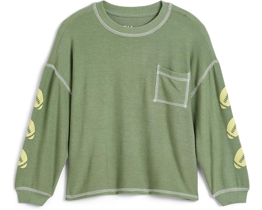 Football Pocket Crew Neck Sweatshirt (Little Kid/Big Kid)