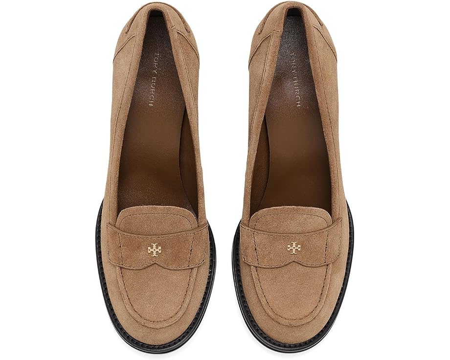 Лоферы Tory Burch Vintage на каблуке 85 мм с металлической фурнитурой