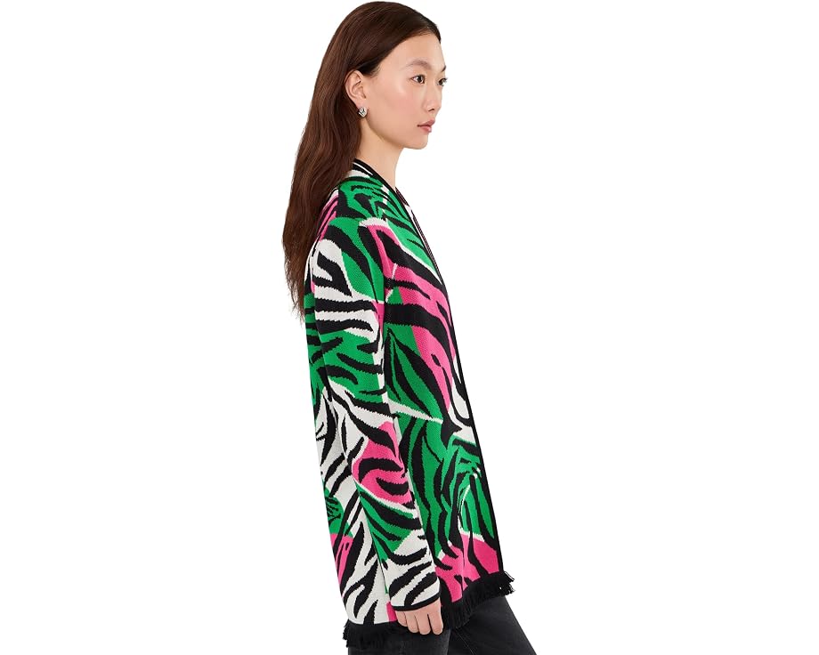 Lilly Pulitzer Кардиган Noble Jacquard из хлопка с открытым передом