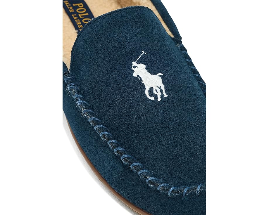 Домашние тапочки Polo Ralph Lauren Brenan Moccasin из кожи
