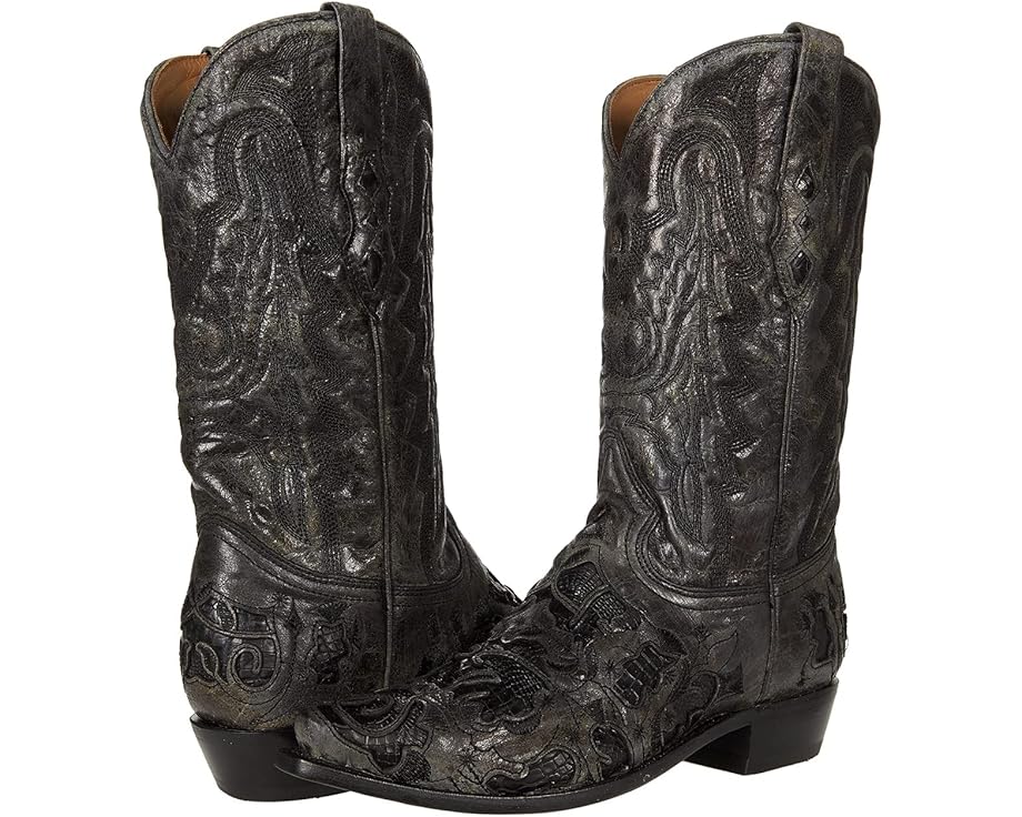 Сапоги A4116 от Corral Boots с зауженным носком и декоративным верхом