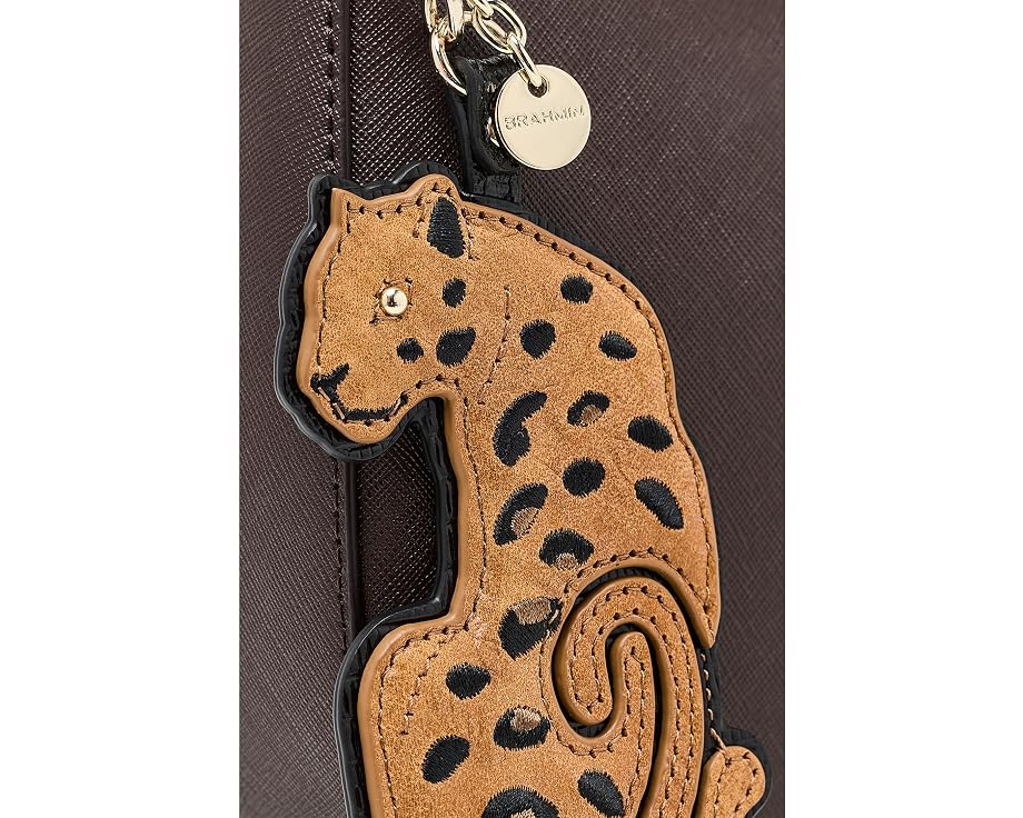Брелок Brahmin Leopard из кожи