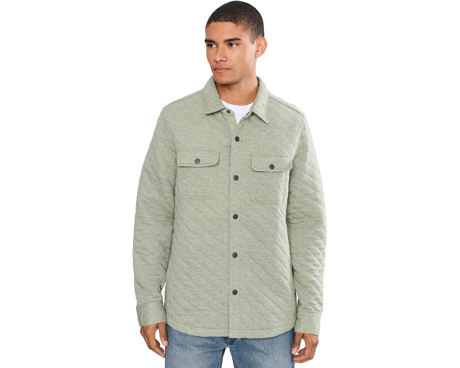 Флисовая рубашка Faherty Epic Quilted Fleece CPO
