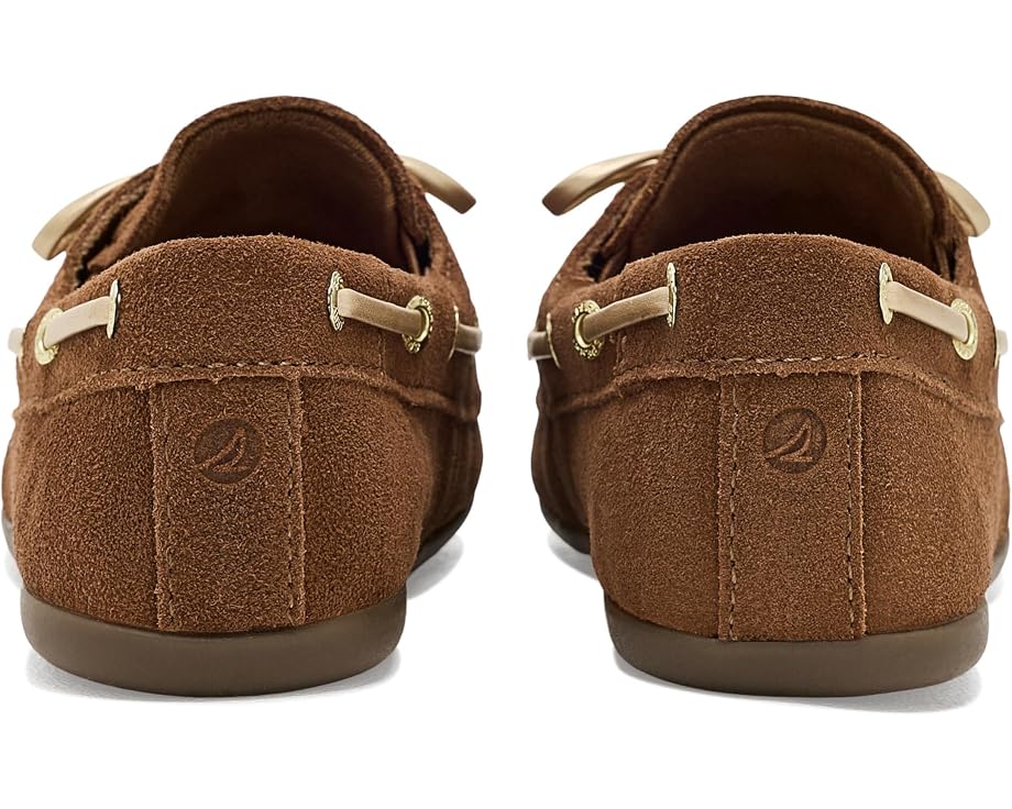 Sperry Slim Boat детские лодочки из замши с декором