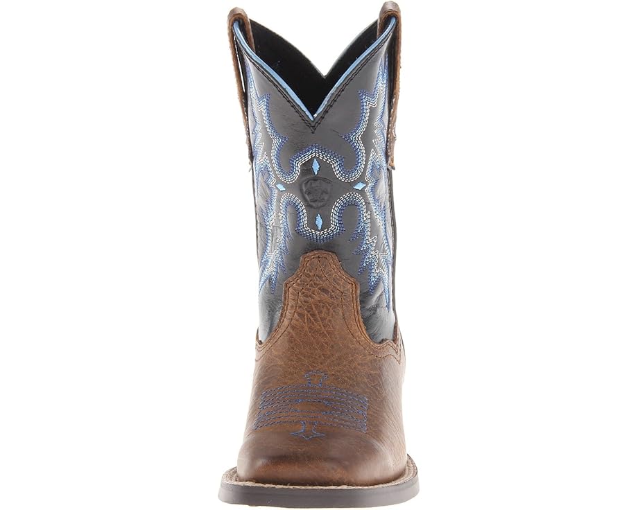 Ariat Kids Tombstone ковбойские сапоги с квадратным носком и съемной стелькой Booster Bed