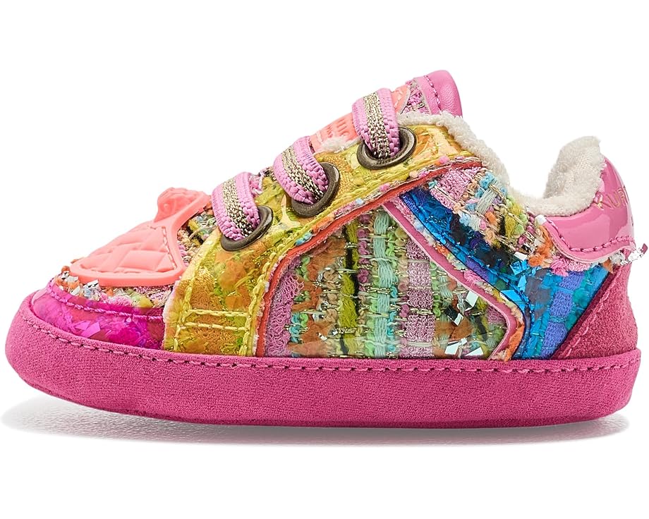 Кеды Kurt Geiger London Kids Baby Southbank Tag с разноцветным декором для малышей
