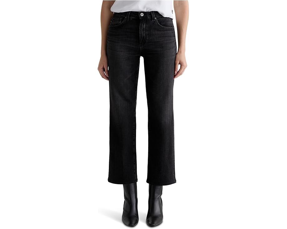 Прямые джинсы AG Jeans Brinley со средней посадкой в цвете Nebula
