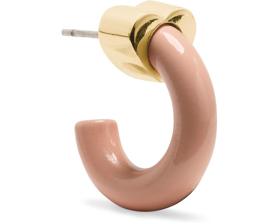 Серьги-гвоздики Kate Spade New York Geo Pop Huggies с эмалью