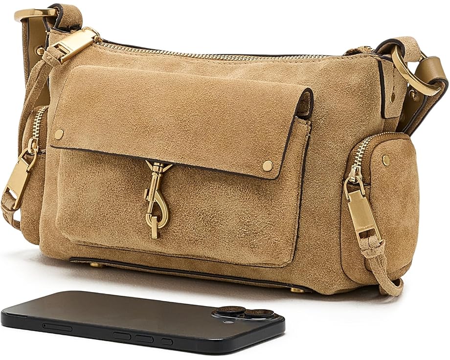Сумка на плечо Rebecca Minkoff M.A.B Utility из замши