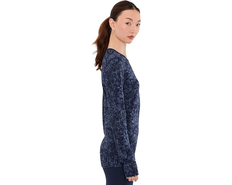 Icebreaker Merino 200 Oasis термолонгслив с узором Moss Bloom