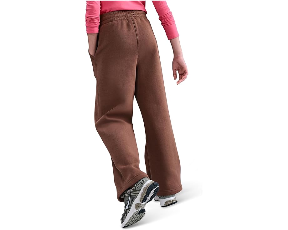 Широкие штаны Nike Kids Club Fleece Wide-Leg с флисовой тканью