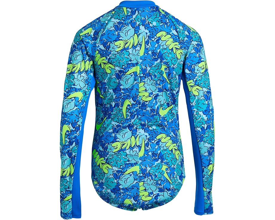 Детский купальник Nike Kids Doodle Logo с длинным рукавом и молнией спереди