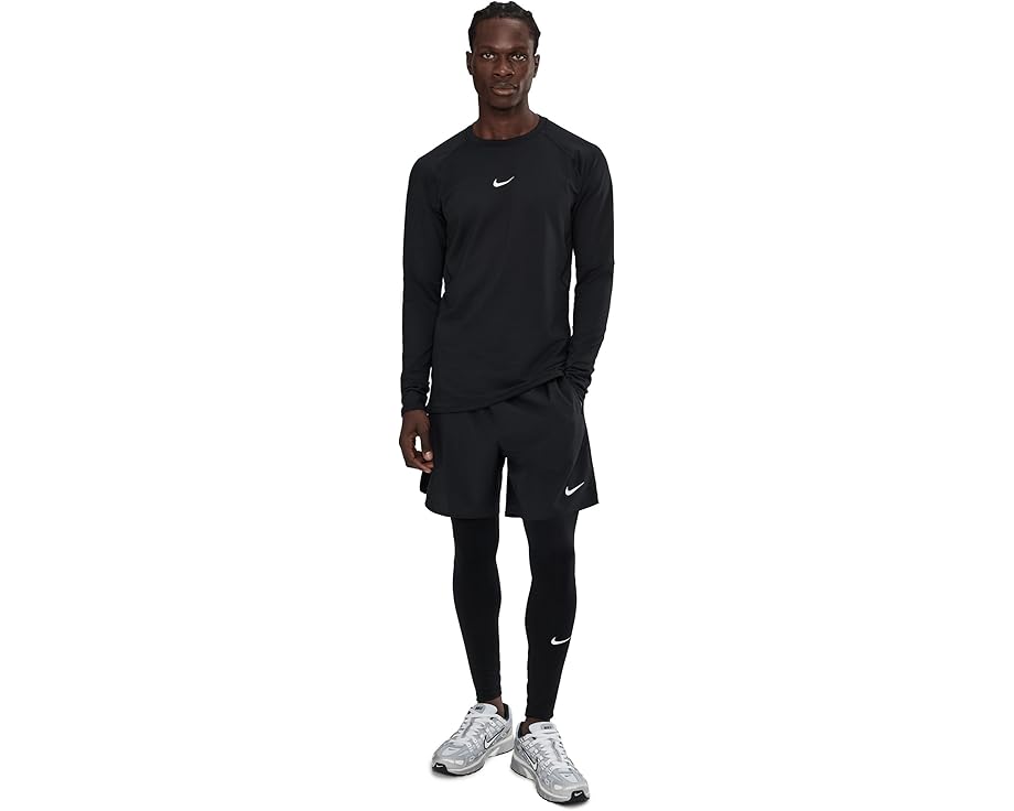 Nike Pro Top Warm лонгслив из френч терри с технологией Dri-FIT