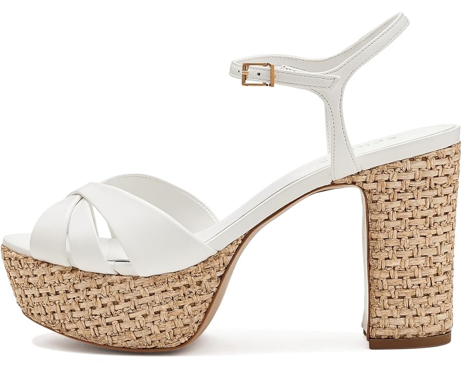 Сандалии Schutz Keefa Raffia с плетеным верхом и каблуком