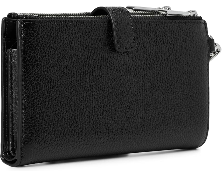 Клатч на запястье MICHAEL Michael Kors Adele Double Zip из зерненой кожи с двумя отделениями