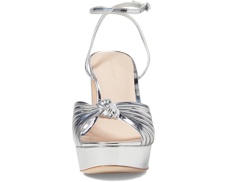 Босоножки Loeffler Randall Rivka Leather Knot Platform на танкетке