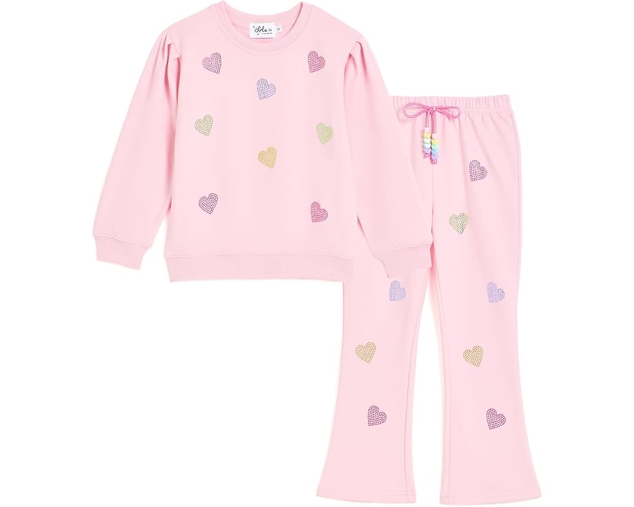 Спортивный костюм Lola and The Boys Pink Crystal Hearts для детей