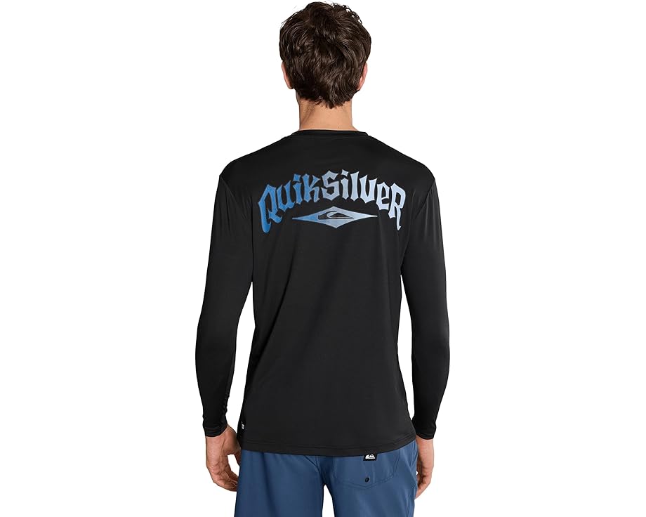 Длинная футболка Quiksilver Everyday Graphic Long Sleeve Surf Tee свободного кроя