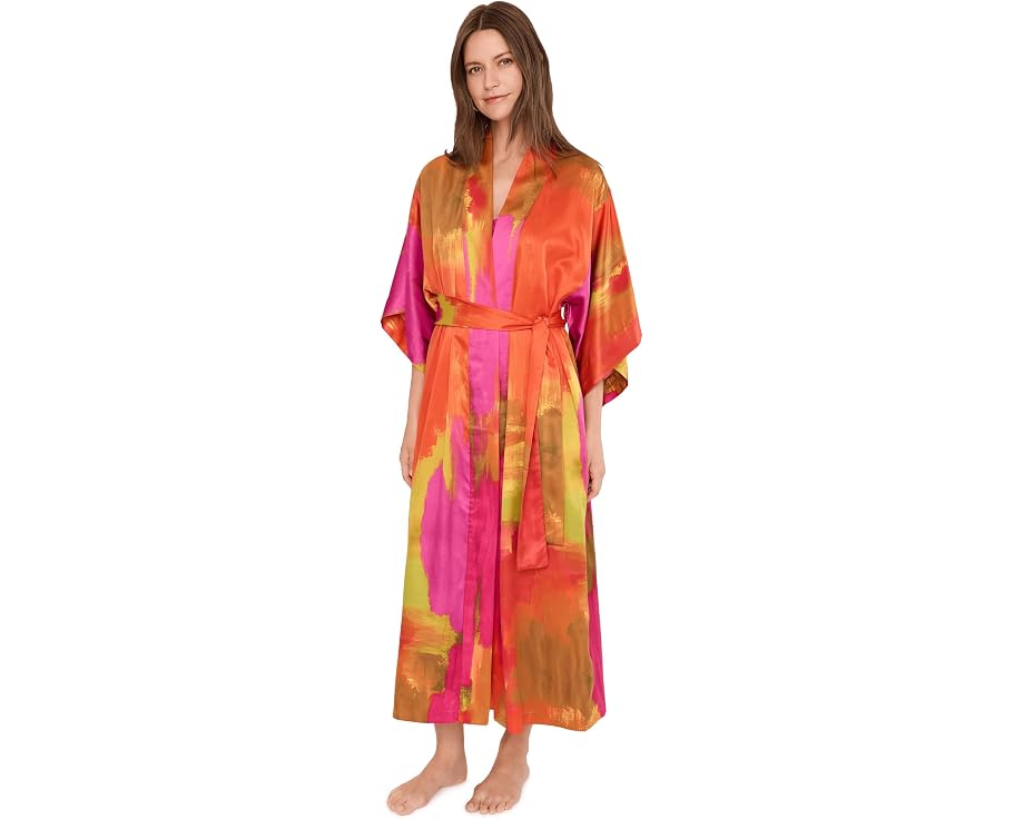 Natori Халат Soleil Robe с принтом разноцветный