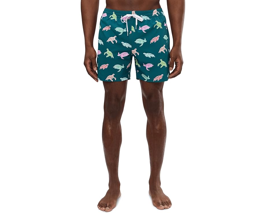 Плавки Chubbies The Turtally Awesomes 14 см с быстросохнущей тканью и карманом на молнии