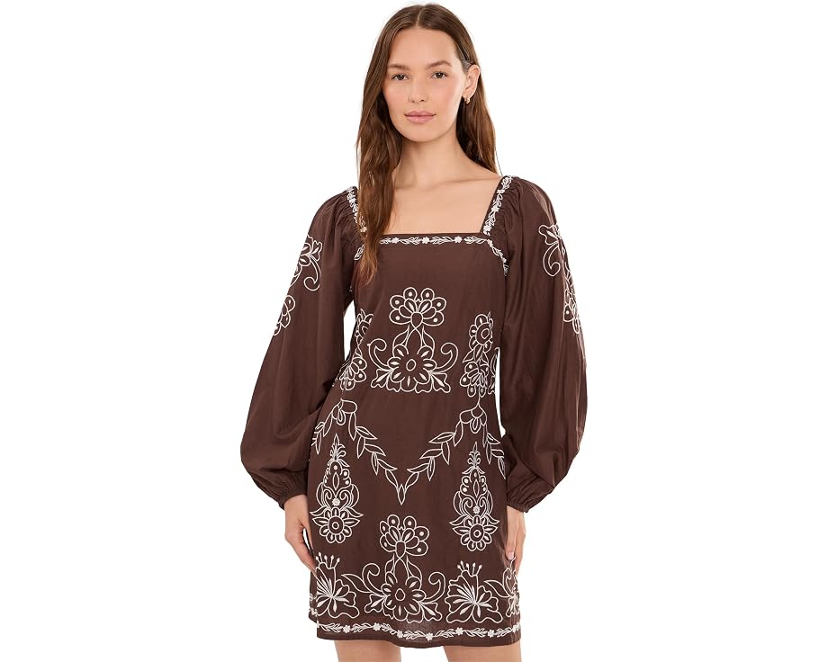Adrianna Papell Embroidered Dress платье с вышивкой для мероприятий